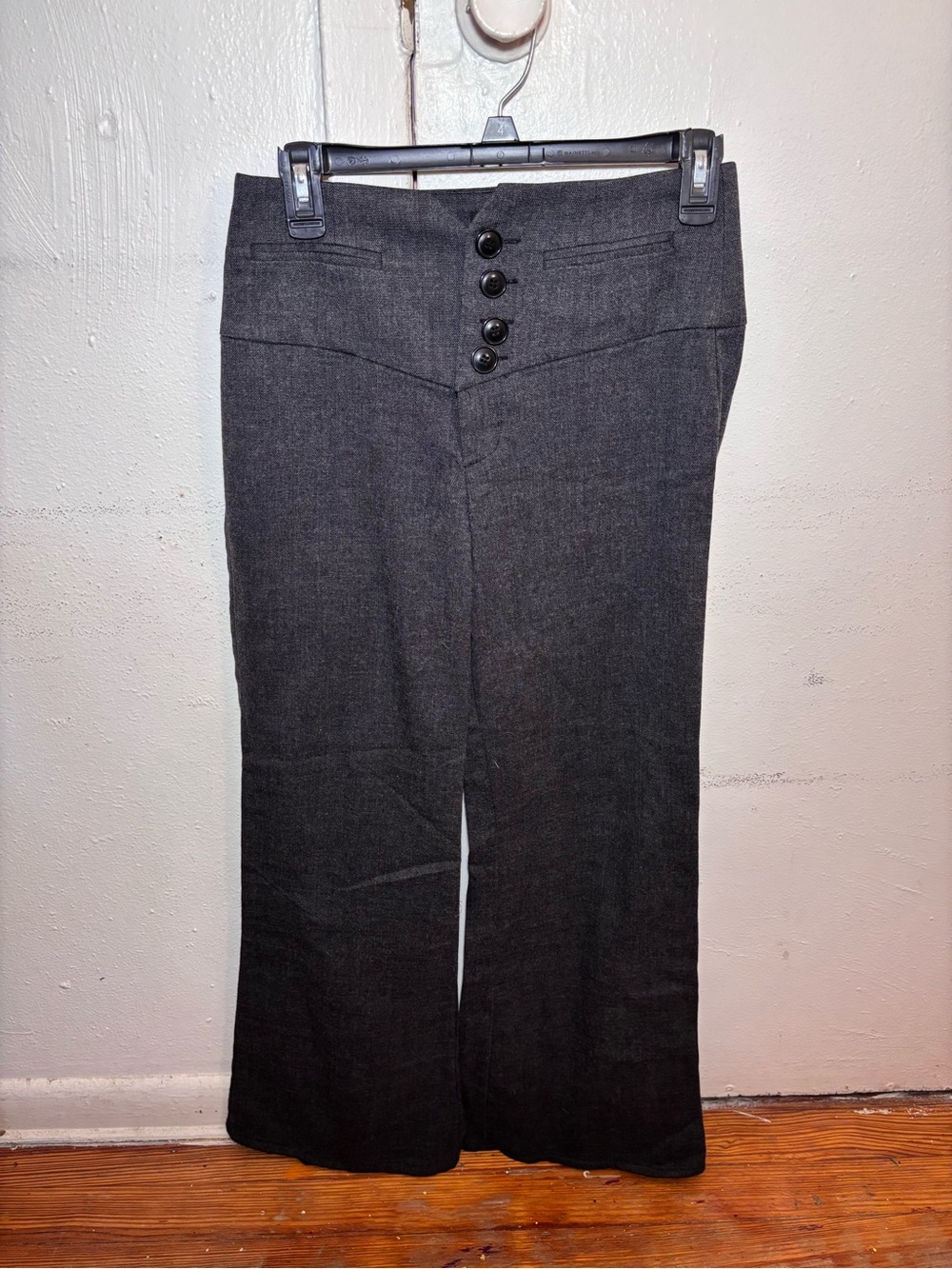 Vintage Y2K Forever 21 Wide Leg Button Fly Trouser Pants